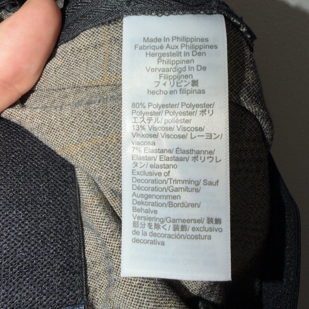 J.Crew Gigi Pant Plaid Slim Ankle Career Dress Pants Size 2 - Picture 6 of 7